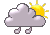 Mostly Cloudy with Chance of Light Rain