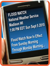 Severe Weather Alerts Sent To Cell Phone